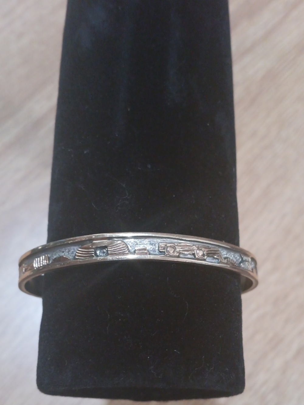Robert C. Taylor Navajo Story Teller Cuff Bracelet